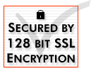 Secured by 128 bit SSL Encryption